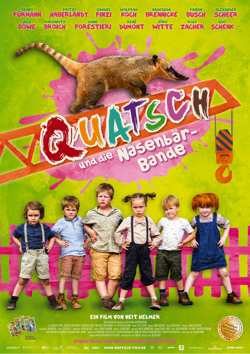 Filmplakat zu Quatsch und die Nasenbärbande