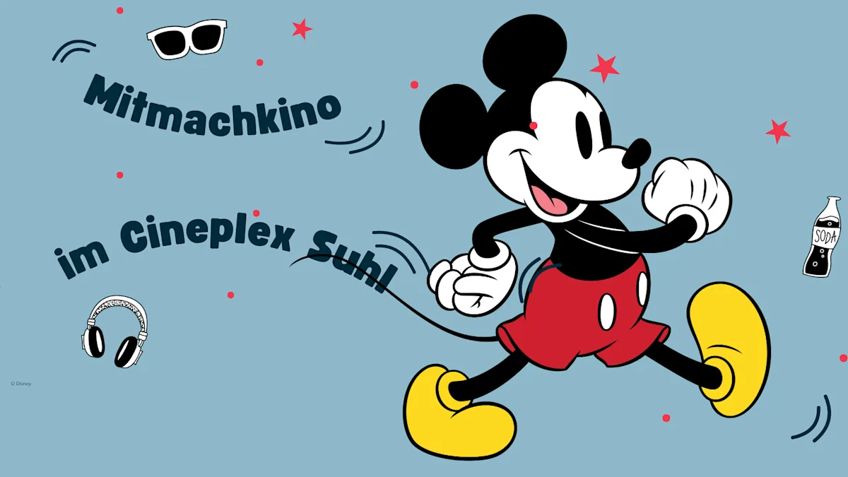 Banner des Mitmachkinos im Cineplex Suhl.