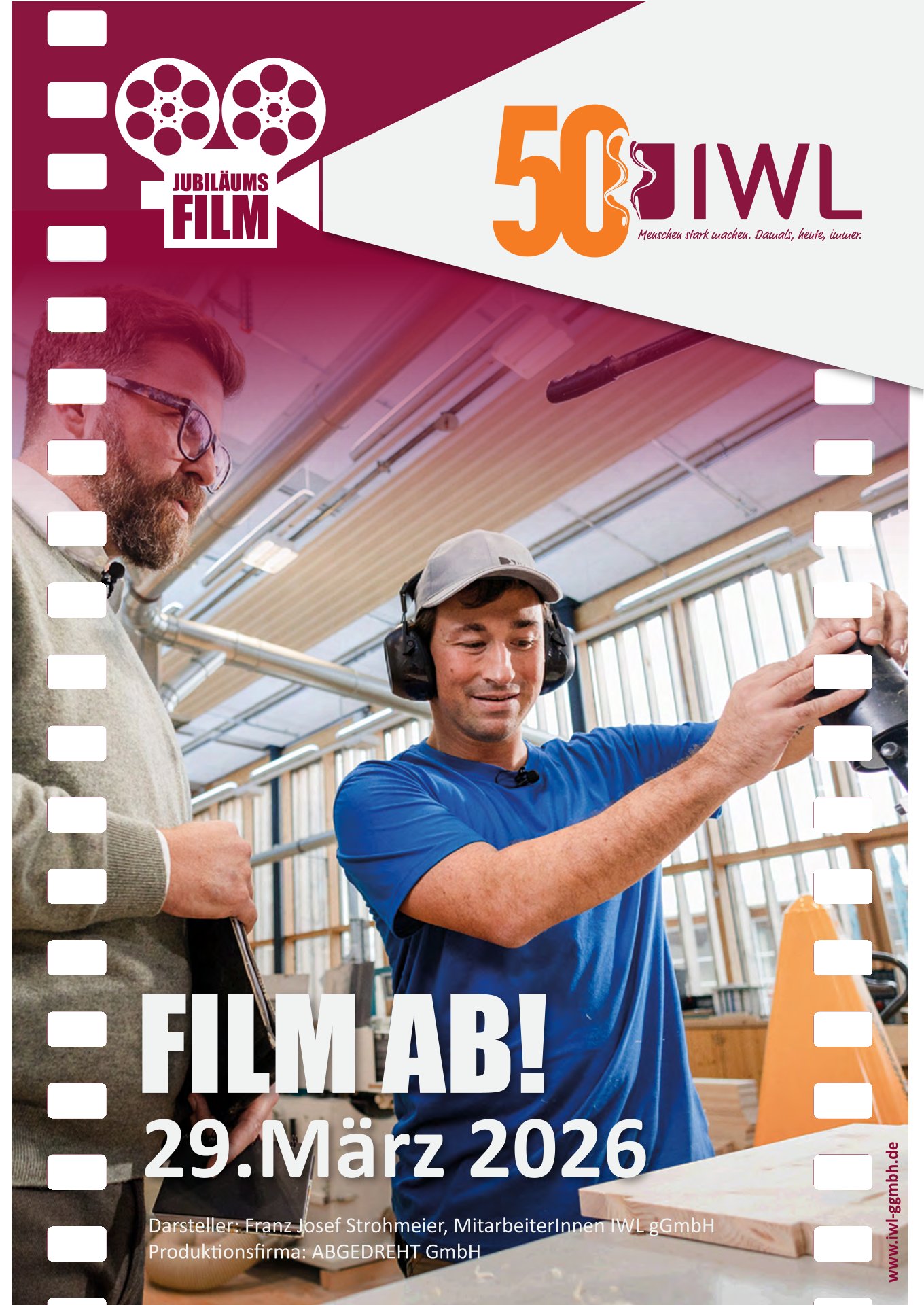 Filmplakat zu IWL - Menschen stark machen. Damals, heute, immer