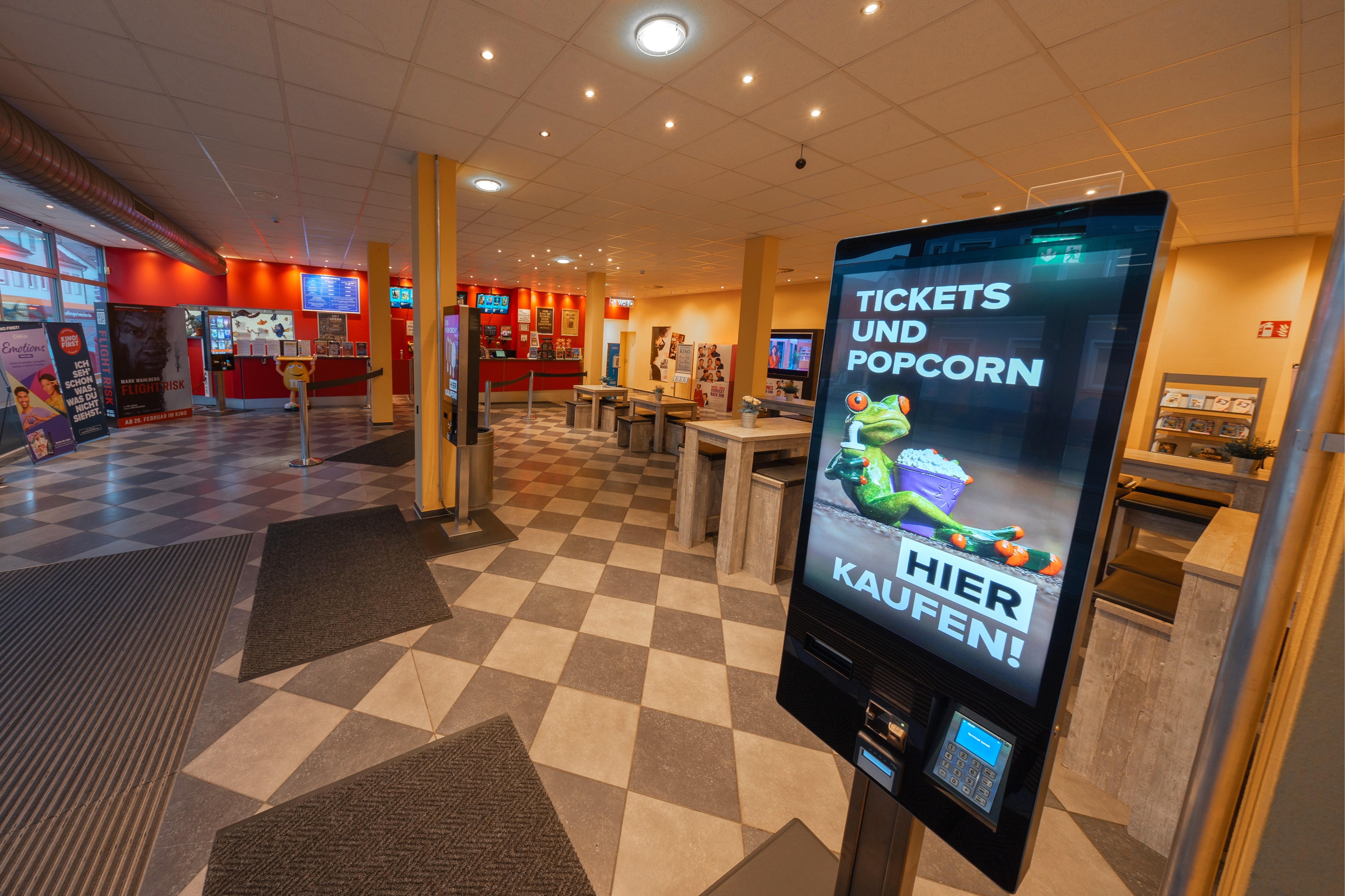 Foyer des Cineplex Planie Reutlingen