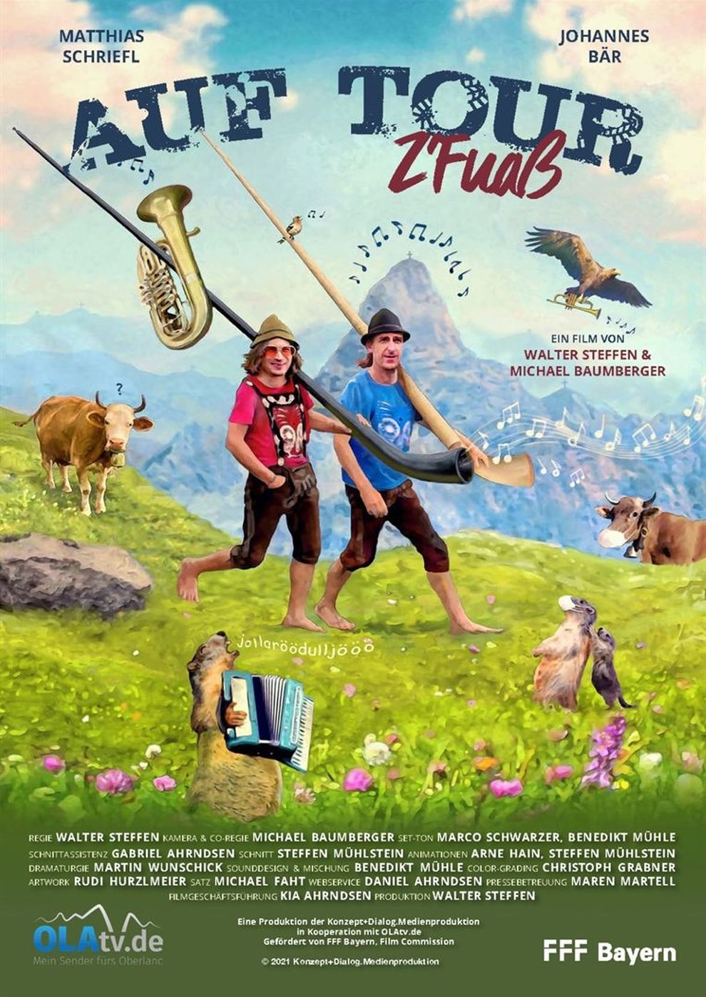 Filmplakat zu Auf Tour Z'Fuaß