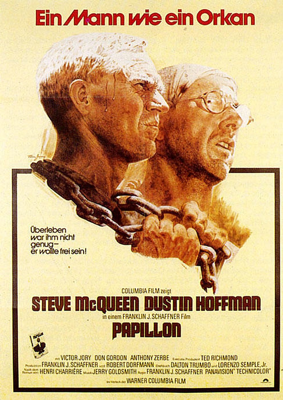 Filmplakat zu Papillon (1973)