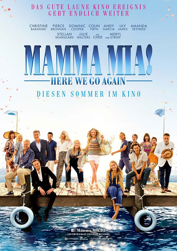 Filmplakat zu KinoVino mit Mamma Mia! Here We Go Again
