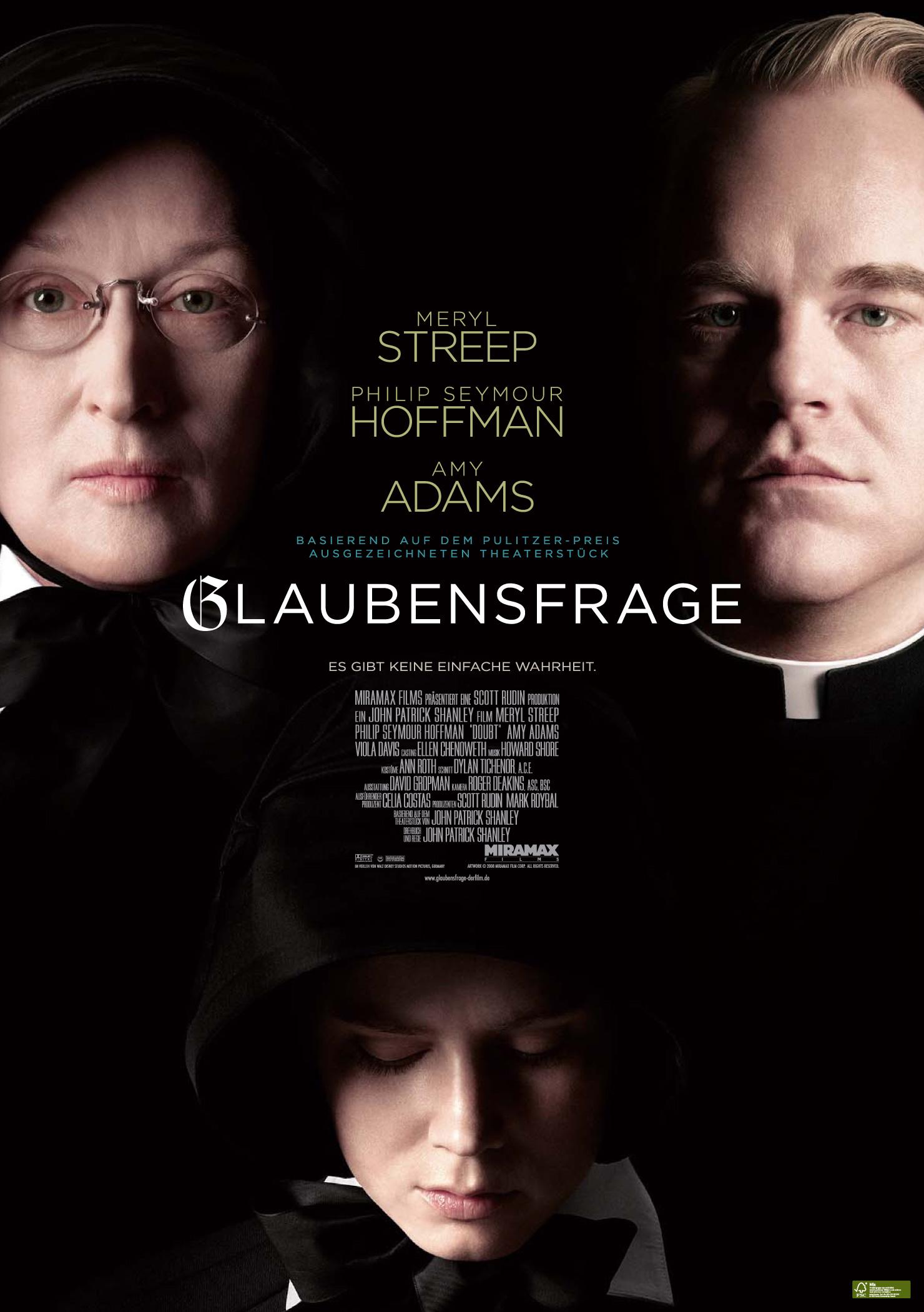 Filmplakat zu Glaubensfrage