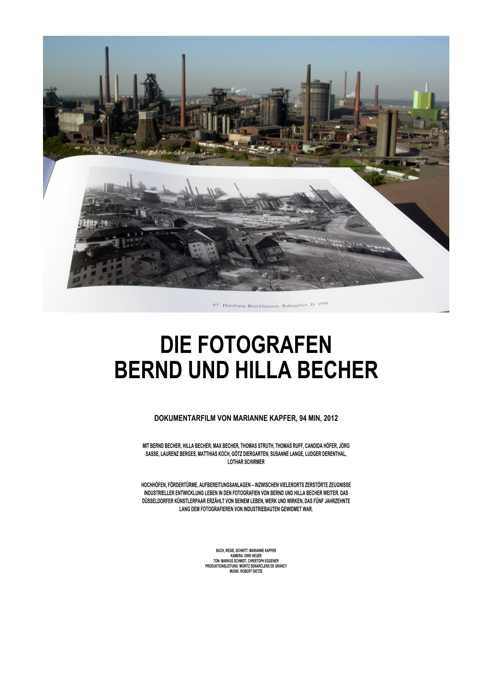 Filmplakat zu Die Fotografen Bernd und Hilla Becher