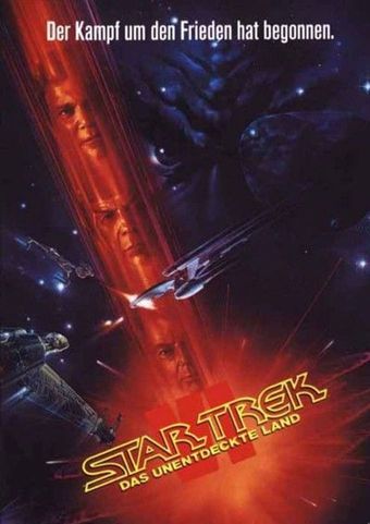 Filmplakat zu Star Trek VI - Das unentdeckte Land