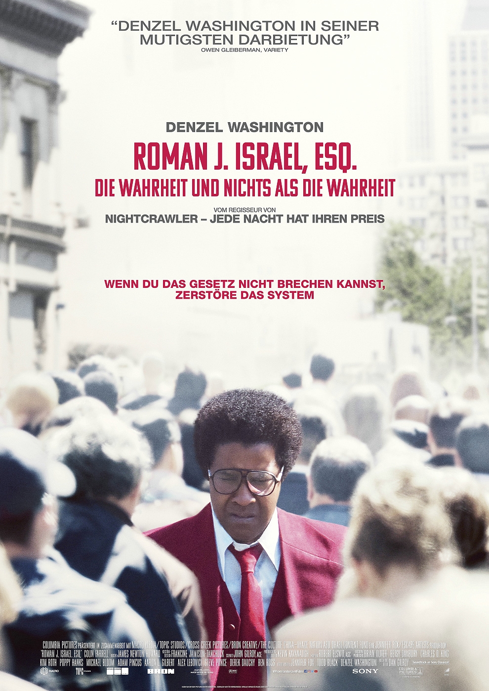 Filmplakat zu Roman Israel, Esq. - Die Wahrheit und nichts als die Wahrheit