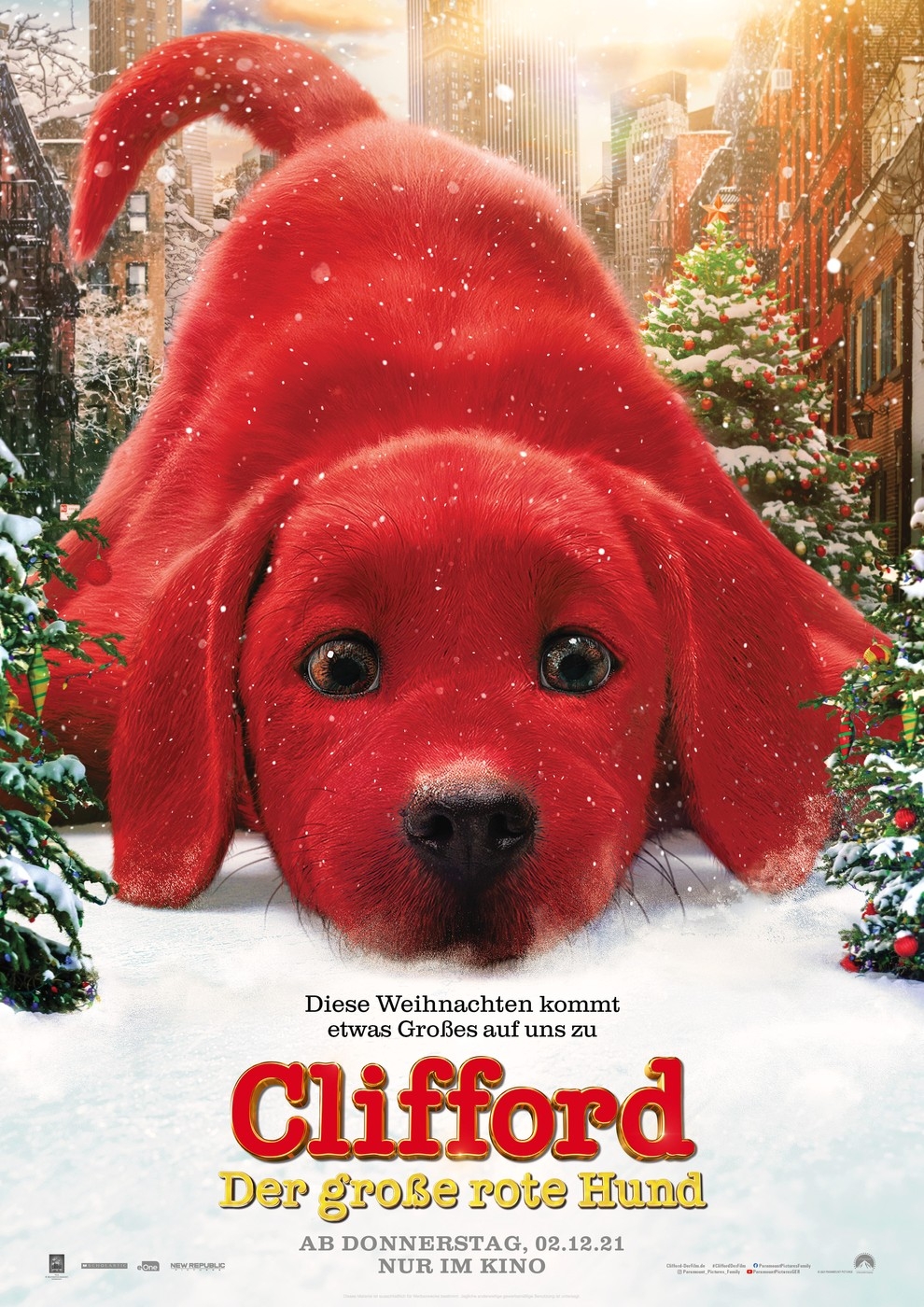 Filmplakat zu Clifford - Der große rote Hund
