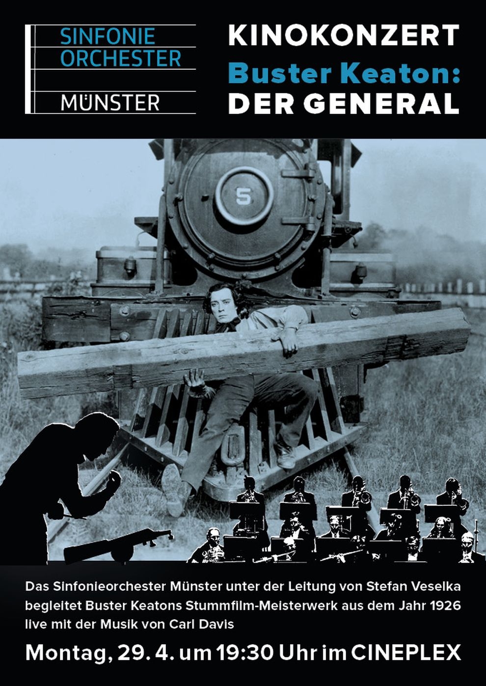 Filmplakat zu Buster Keaton - Der General