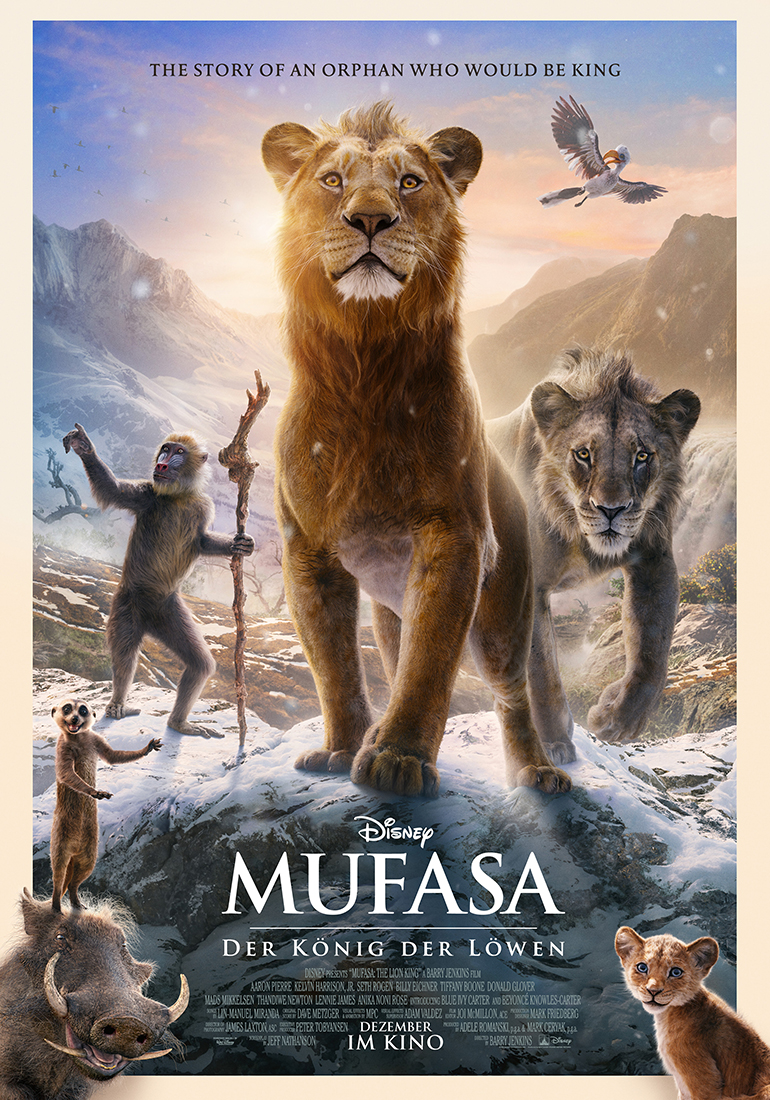 Filmplakat zu Mufasa: Der König der Löwen