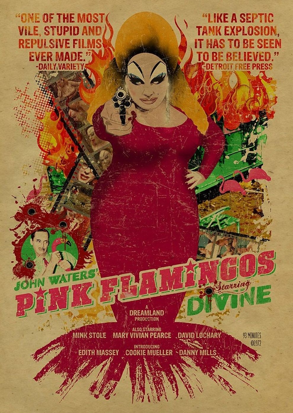 Filmplakat zu Pink Flamingos