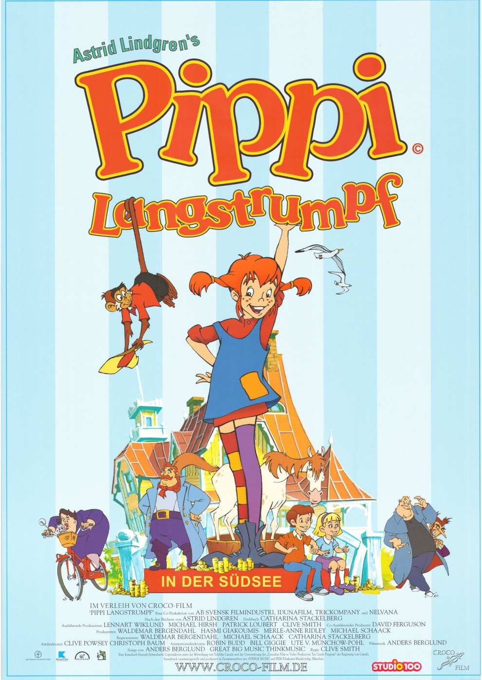 Filmplakat zu Pippi in der Südsee