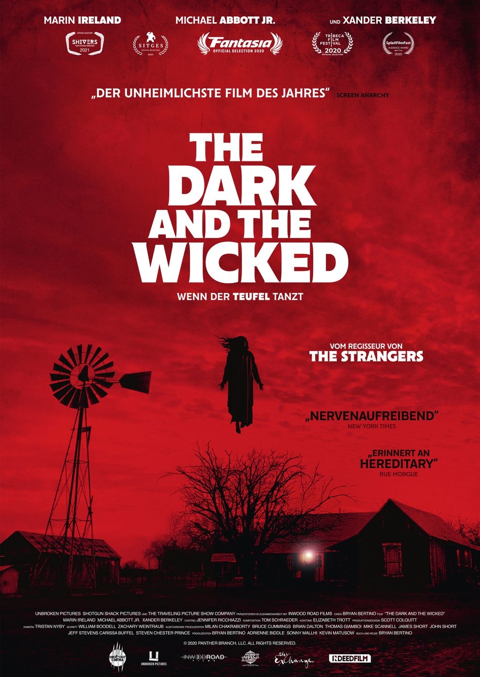Filmplakat zu The Dark and the Wicked