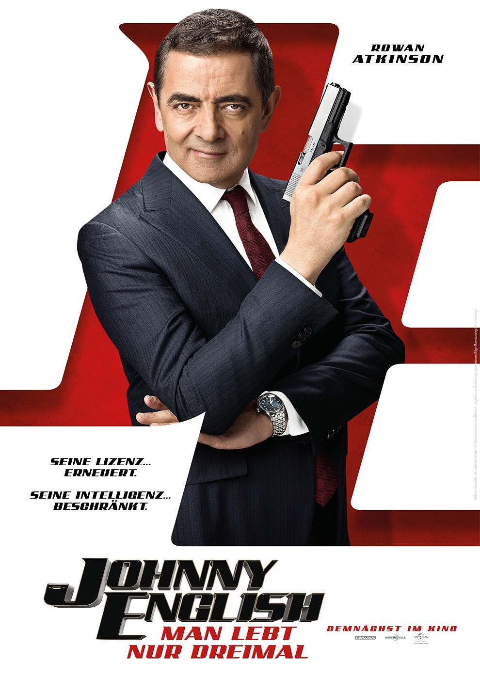 Filmplakat zu Johnny English - Man lebt nur dreimal