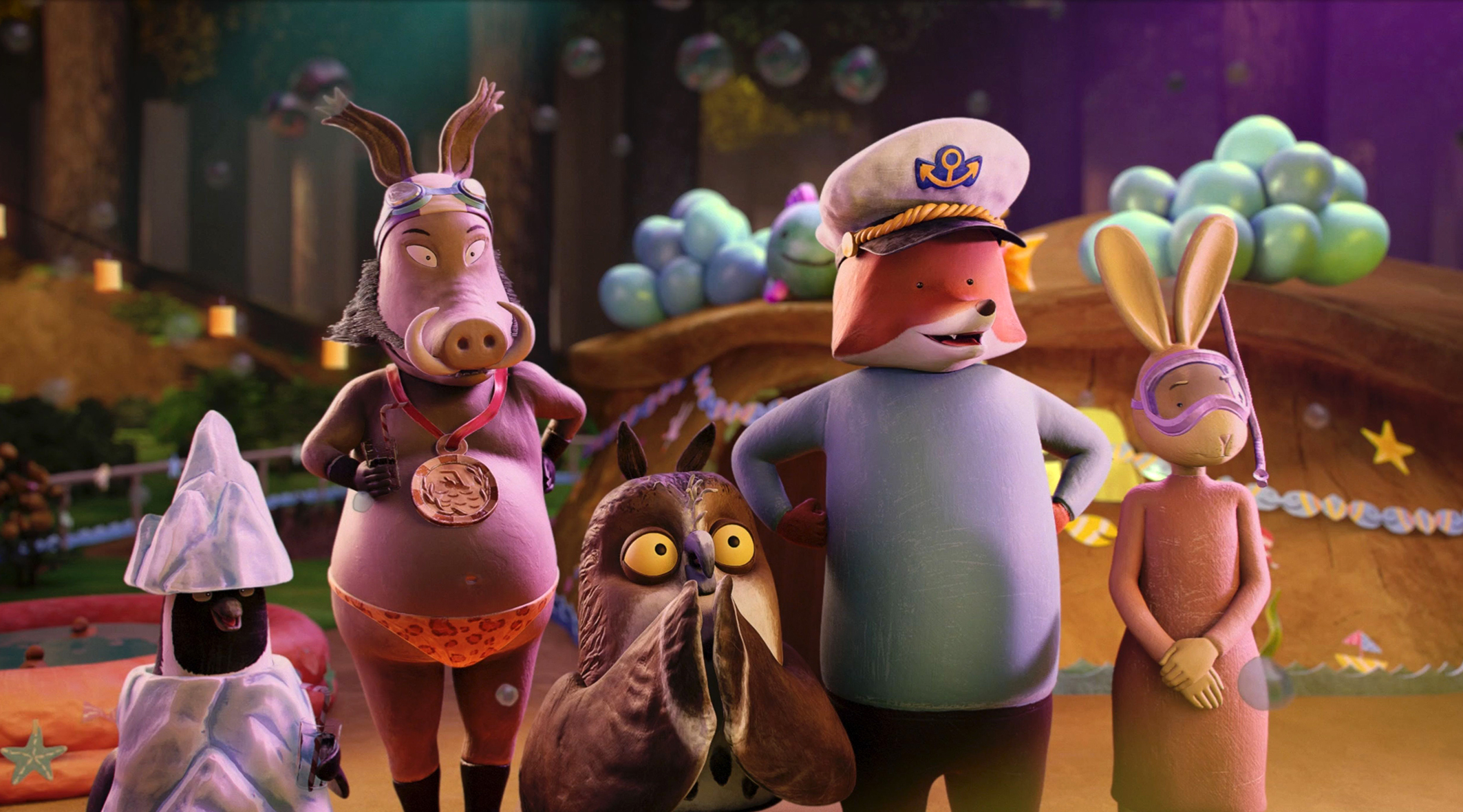 Szenenbild zu Fuchs und Hase retten den Wald