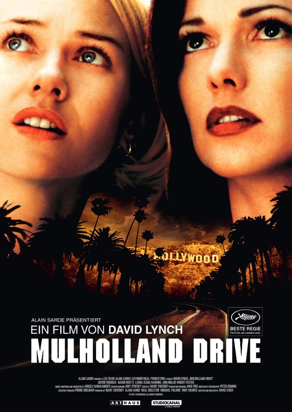 Filmplakat zu Mulholland Drive - Straße der Finsternis