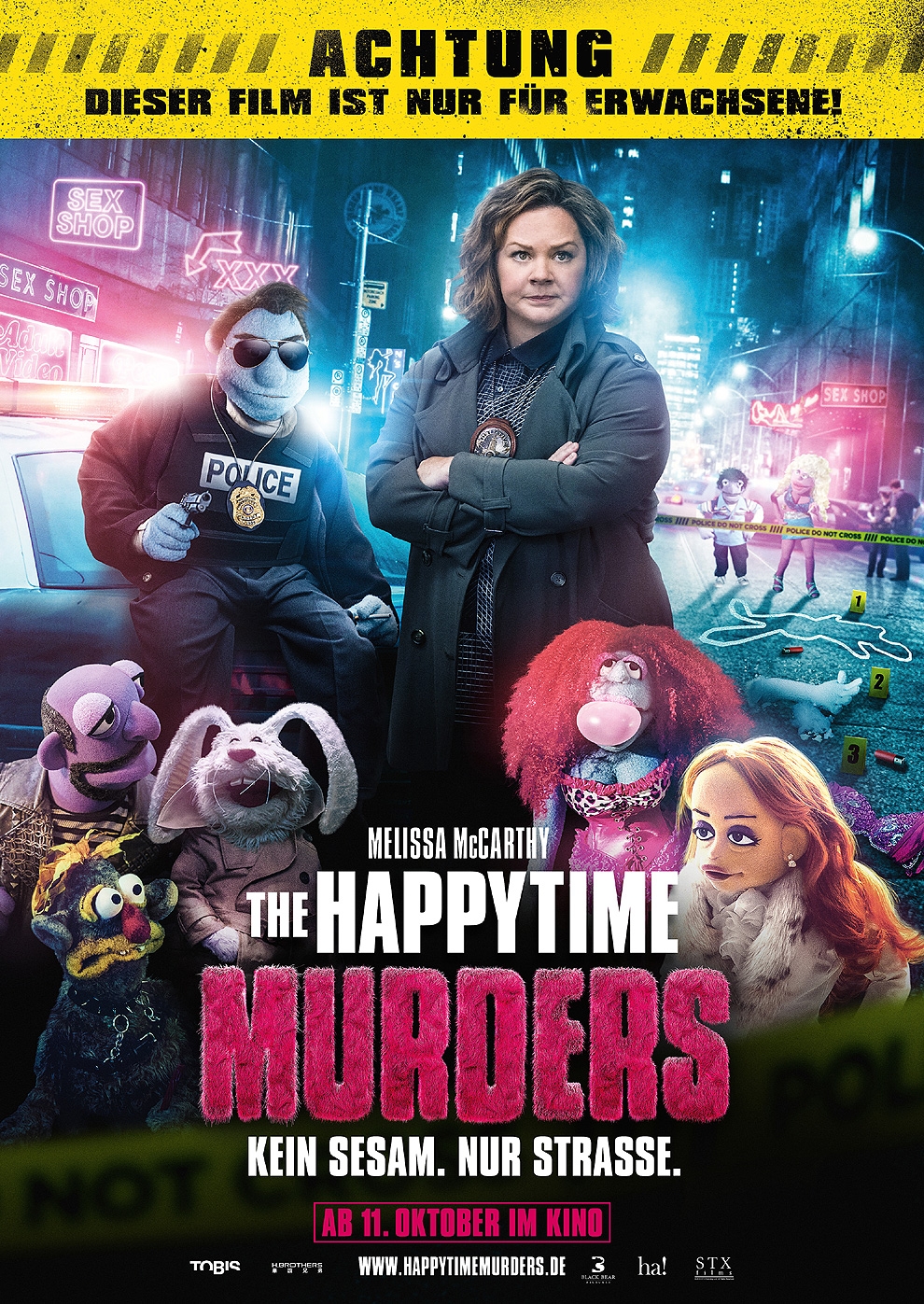 Filmplakat zu The Happytime Murders