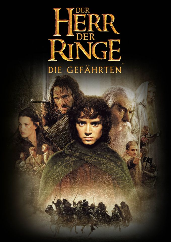 Filmplakat zu Der Herr der Ringe 1: Die Gefährten (Ext.)