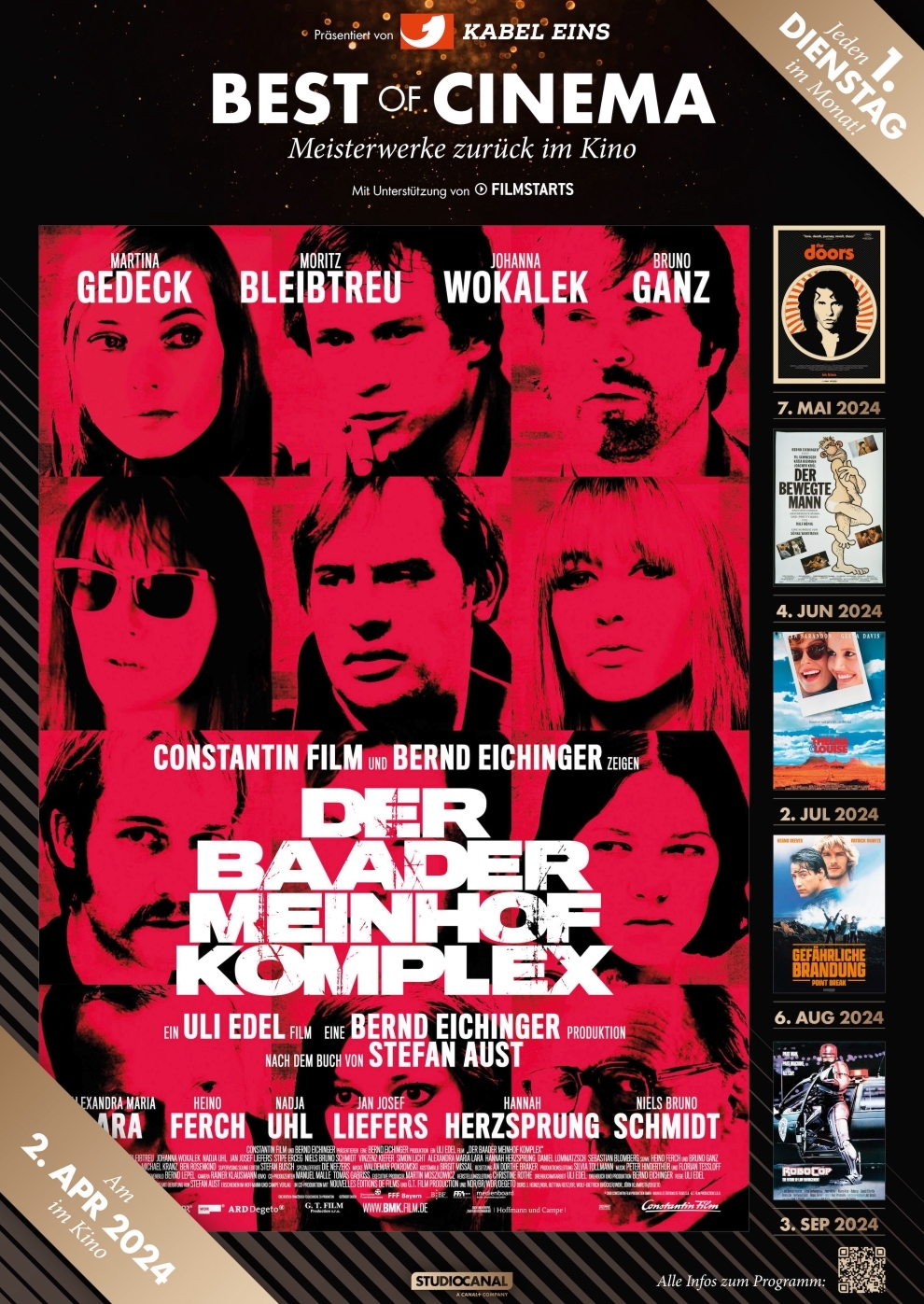 Filmplakat zu Der Baader-Meinhof Komplex
