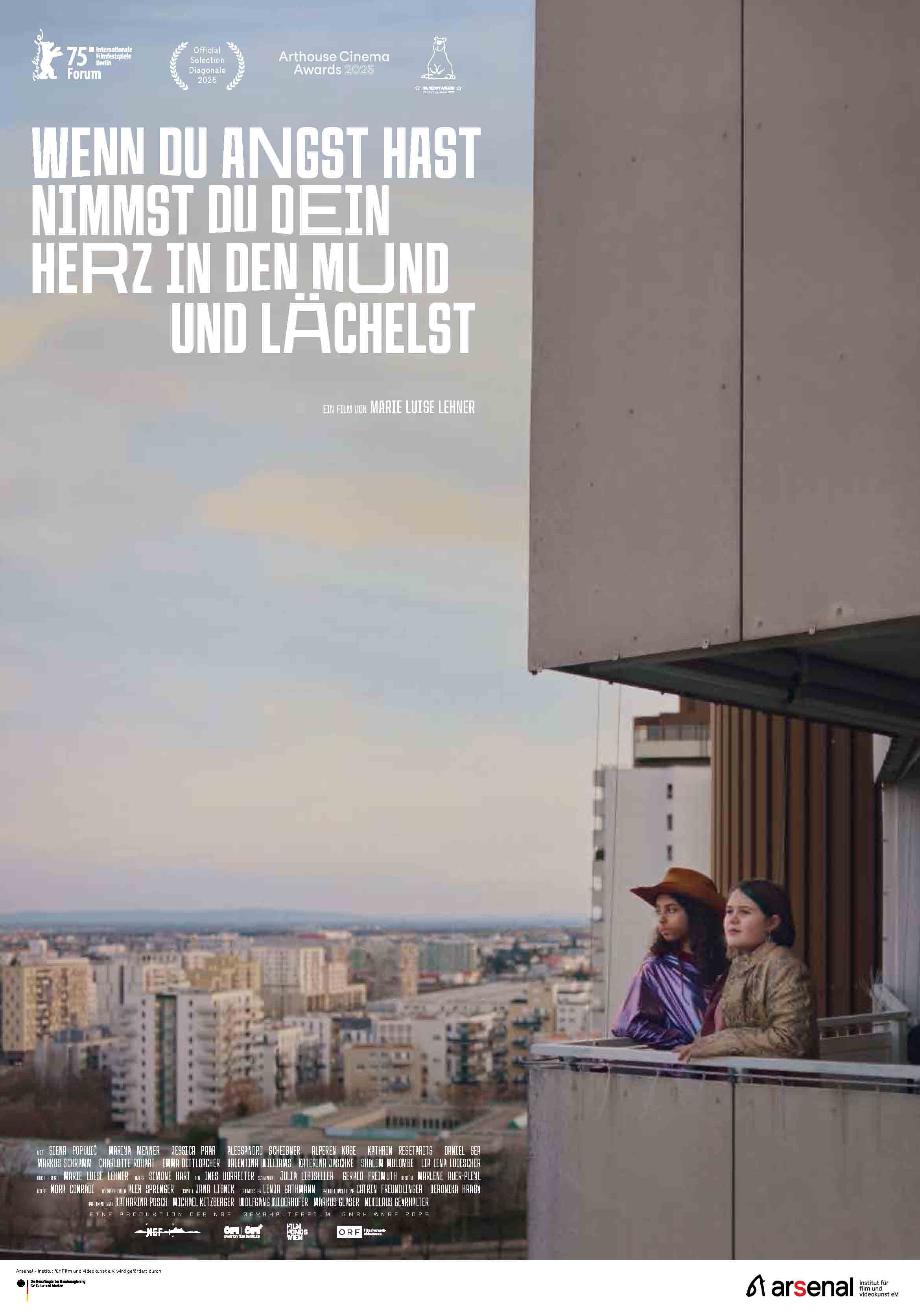 Filmplakat zu Wenn du Angst hast nimmst du dein Herz in den Mund und lächelst