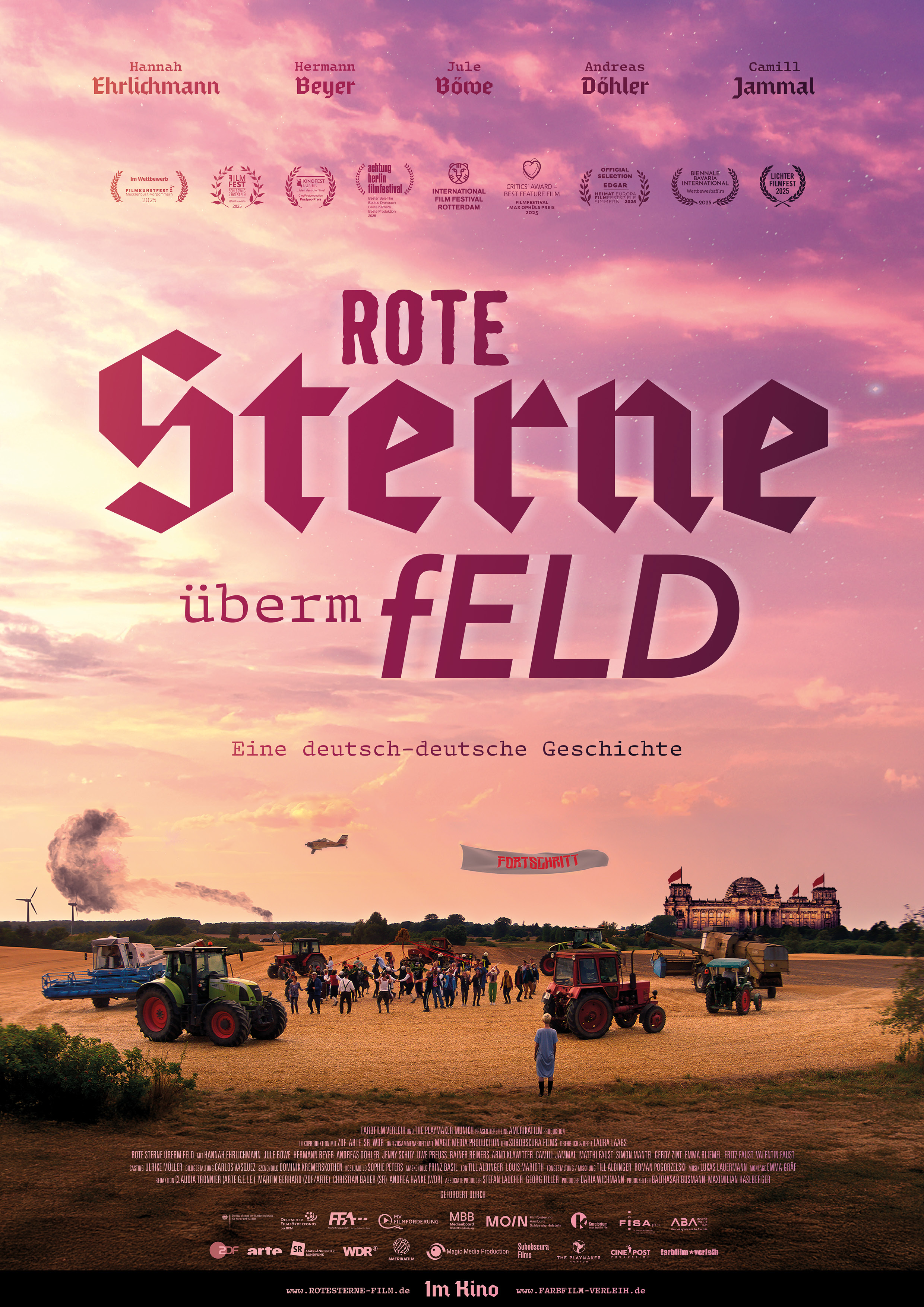 Filmplakat zu Rote Sterne überm Feld