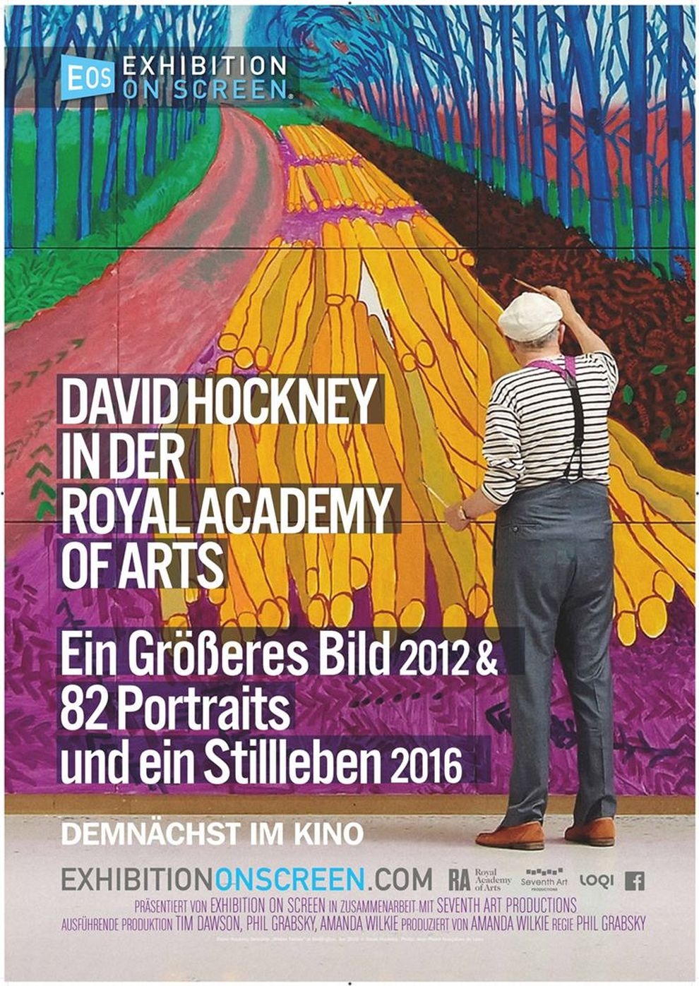 Filmplakat zu Exhibition on Screen: David Hockney in der Royal Academy of Arts