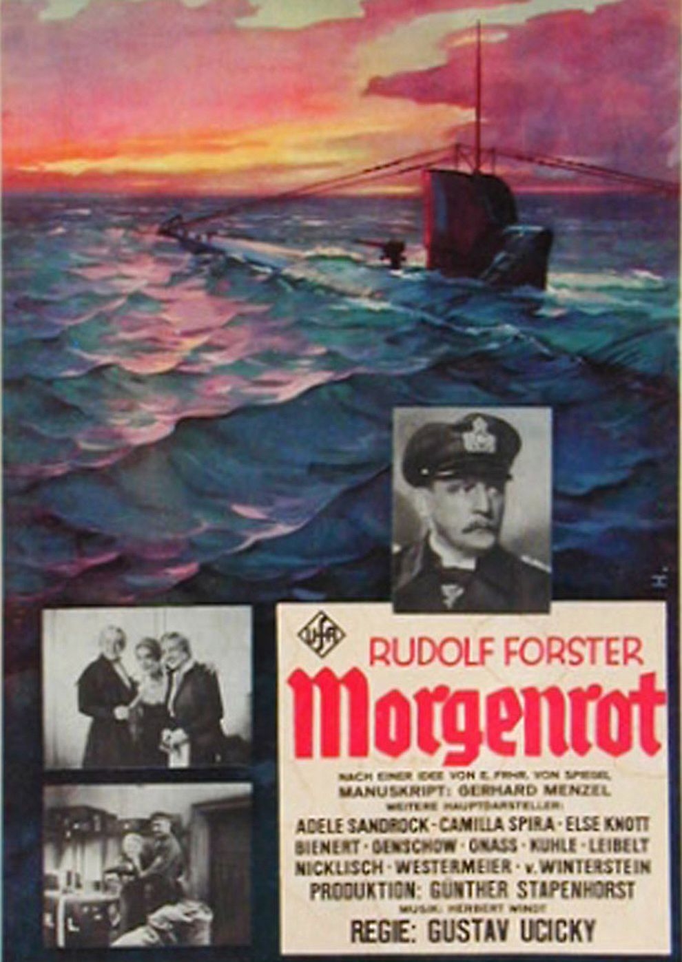 Filmplakat zu Morgenrot
