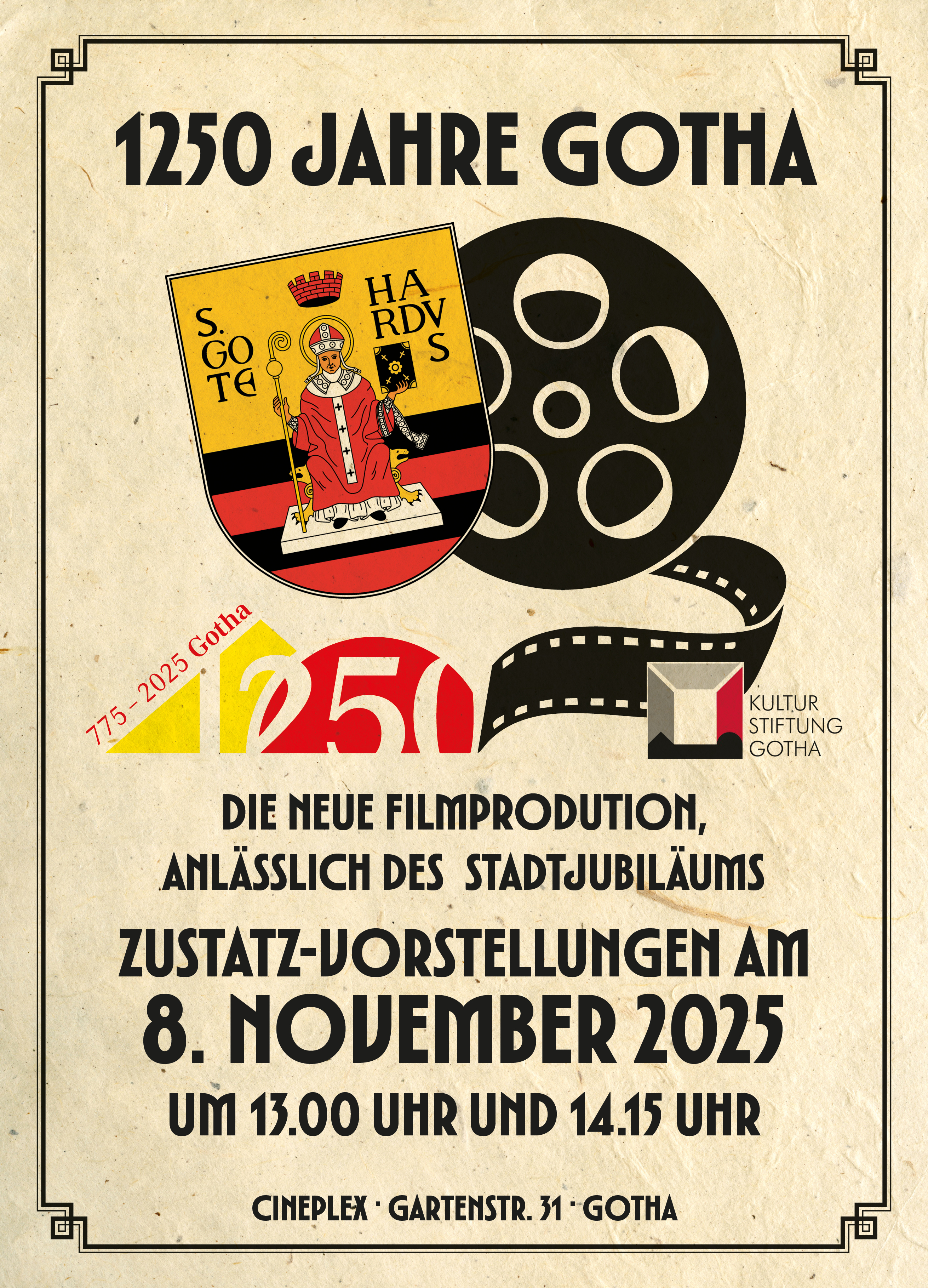Filmplakat zu Gotha: 1250 Jahre Geschichte. 1250 Jahre Wandel