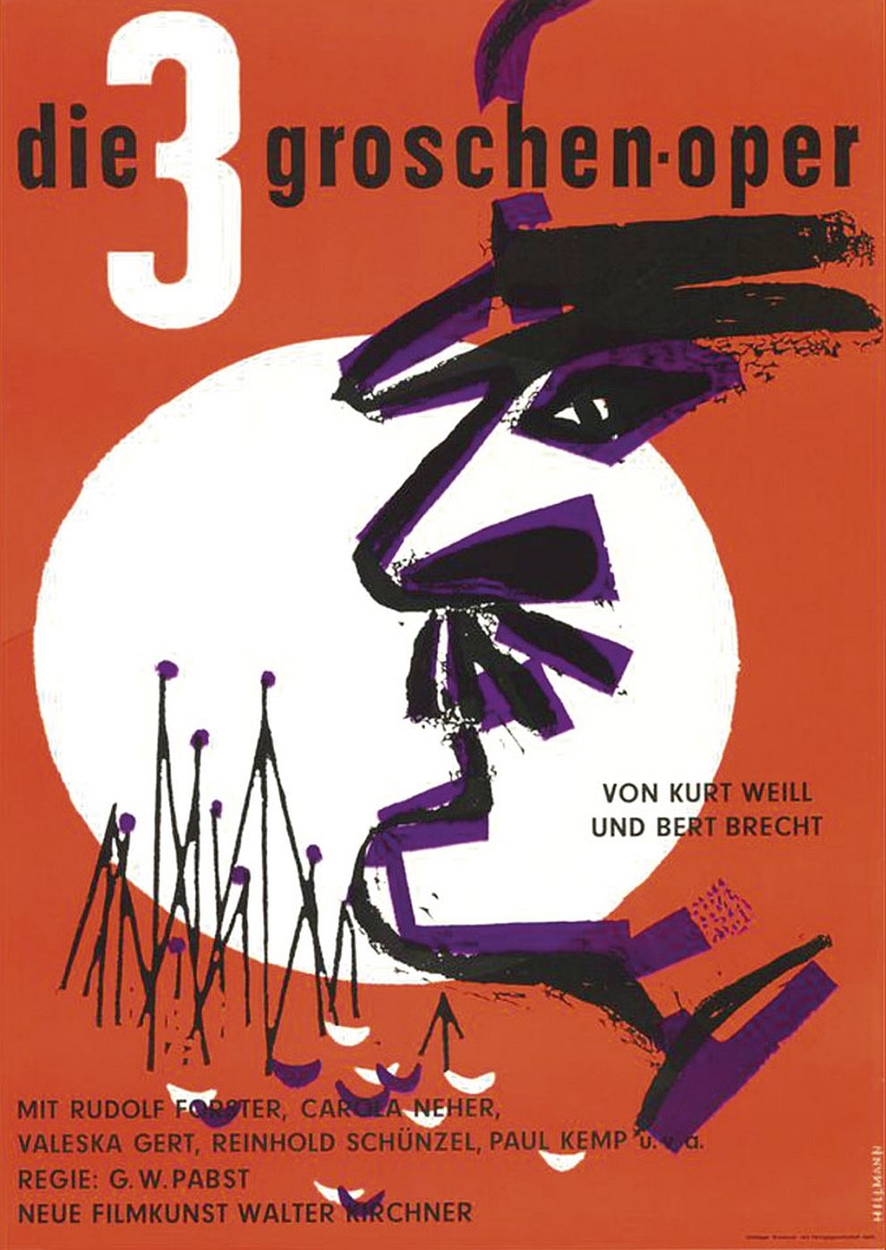 Filmplakat zu Die 3-Groschen-Oper