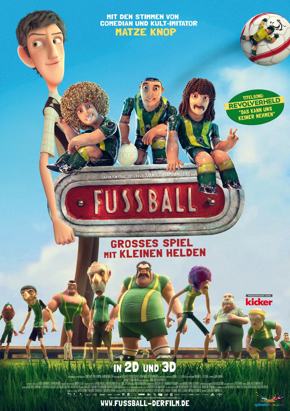 Filmplakat zu Fußball - Großes Spiel mit kleinen Helden