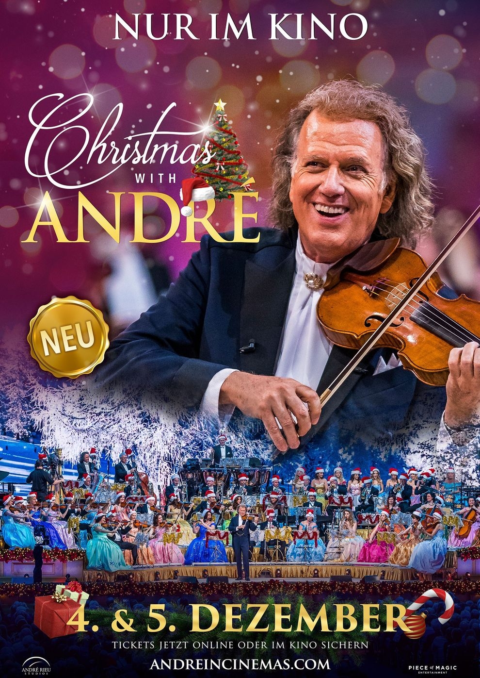 Filmplakat zu André Rieu: Christmas with André