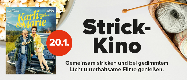 Bild Strick Kino Karlie und Marie