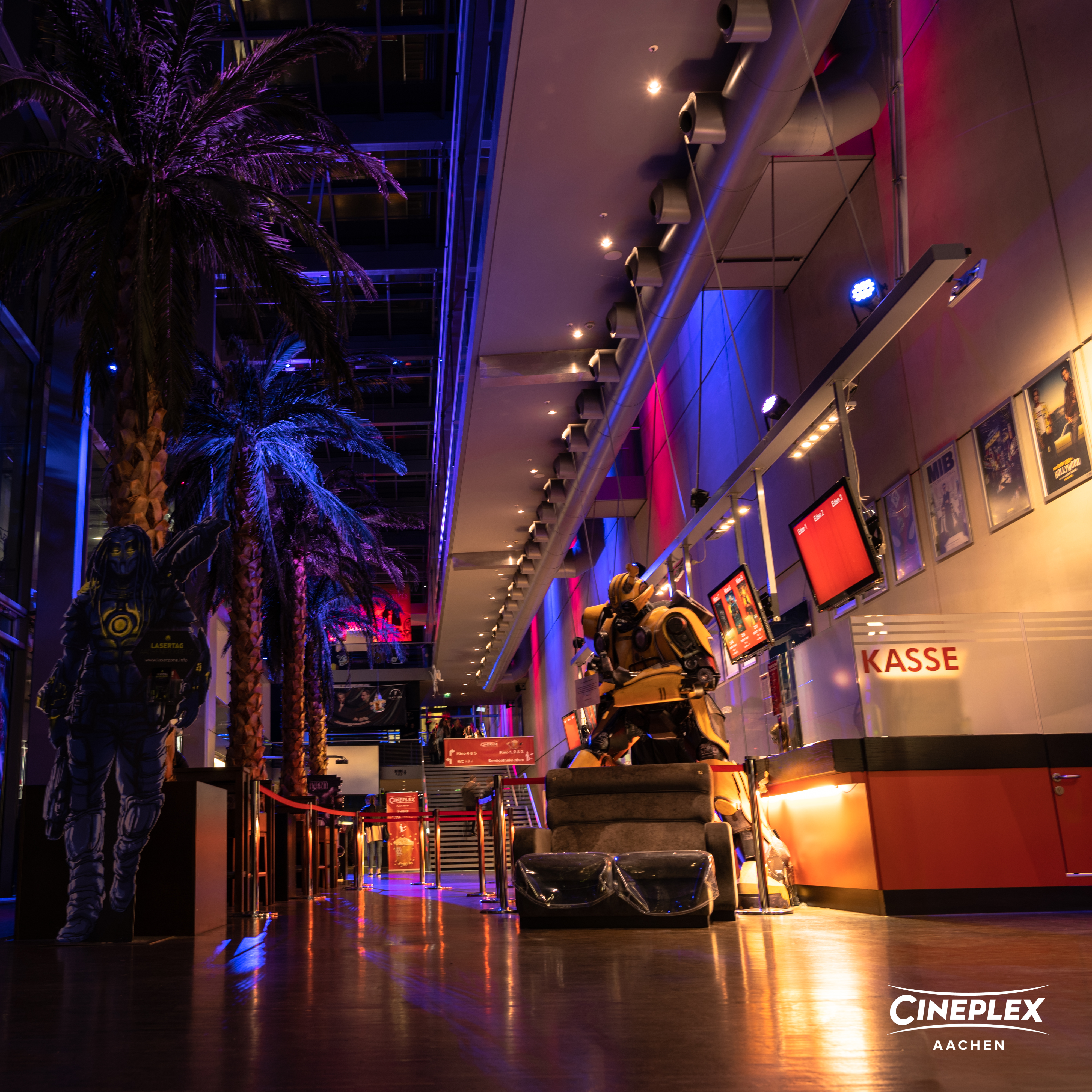 Foyer des Cineplex Aachen