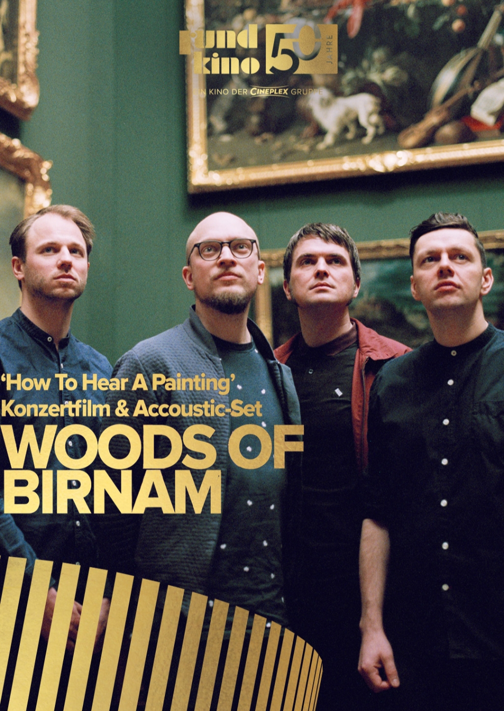 Filmplakat zu Woods of Birnam - How To Hear A Painting (on screen) - Konzertfilm mit kleinem Akustik-Set