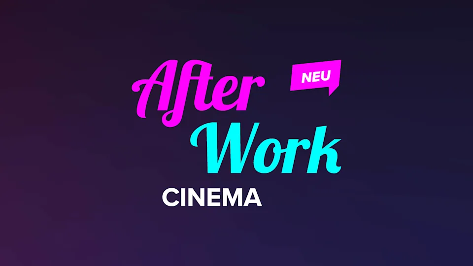 hier sieht man das den Schrift zug "After Work Cinema"