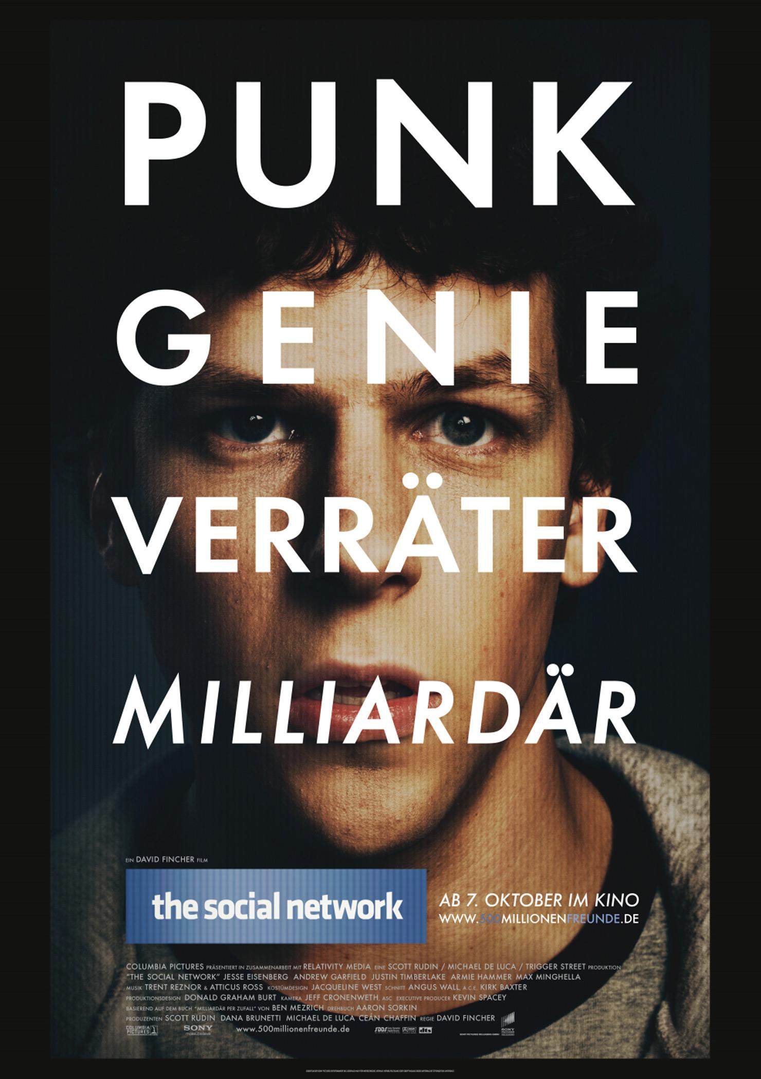 Filmplakat zu The Social Network