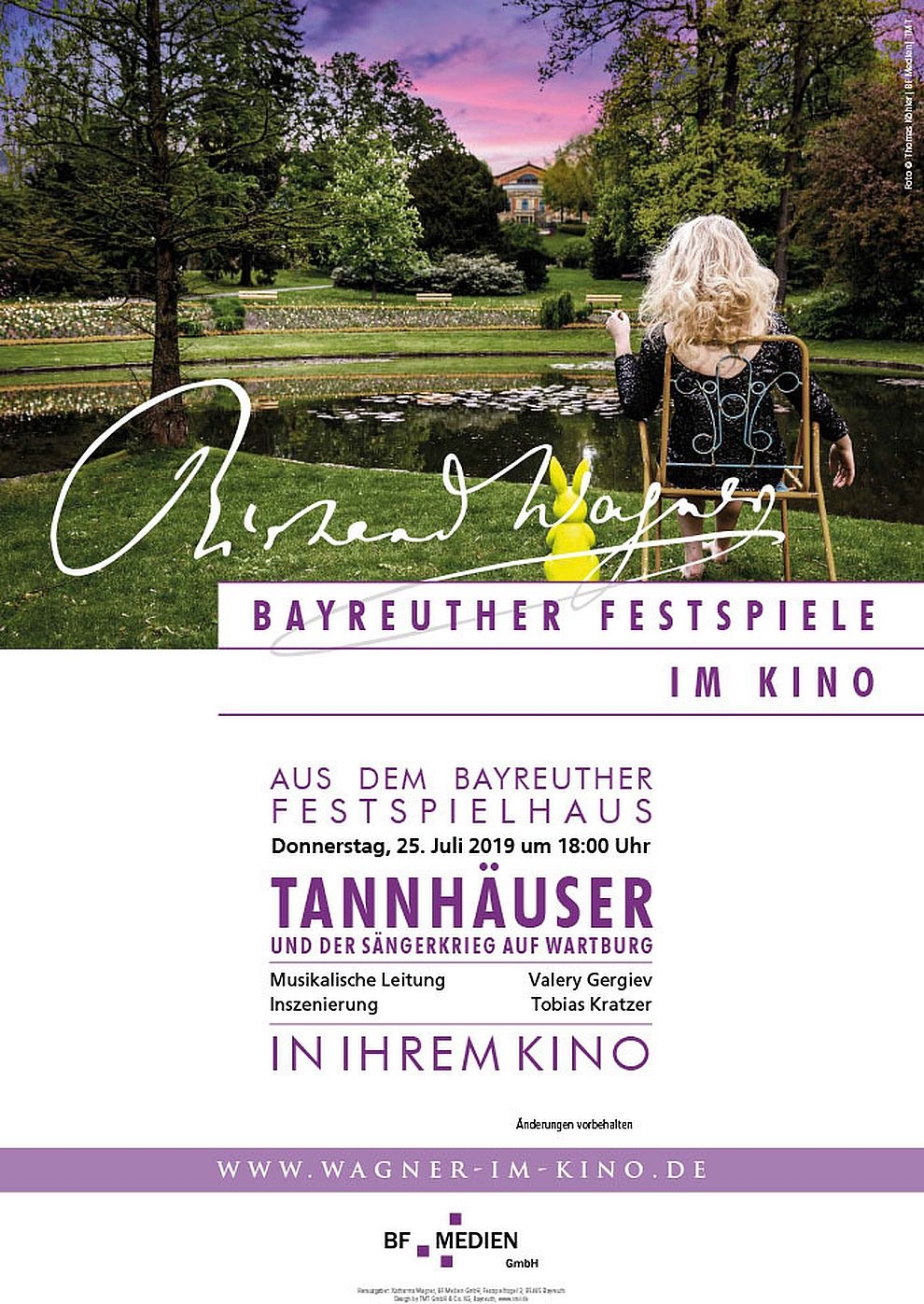 Filmplakat zu Bayreuther Festspiele 2019: Tannhäuser und der Sängerkrieg auf Wartburg
