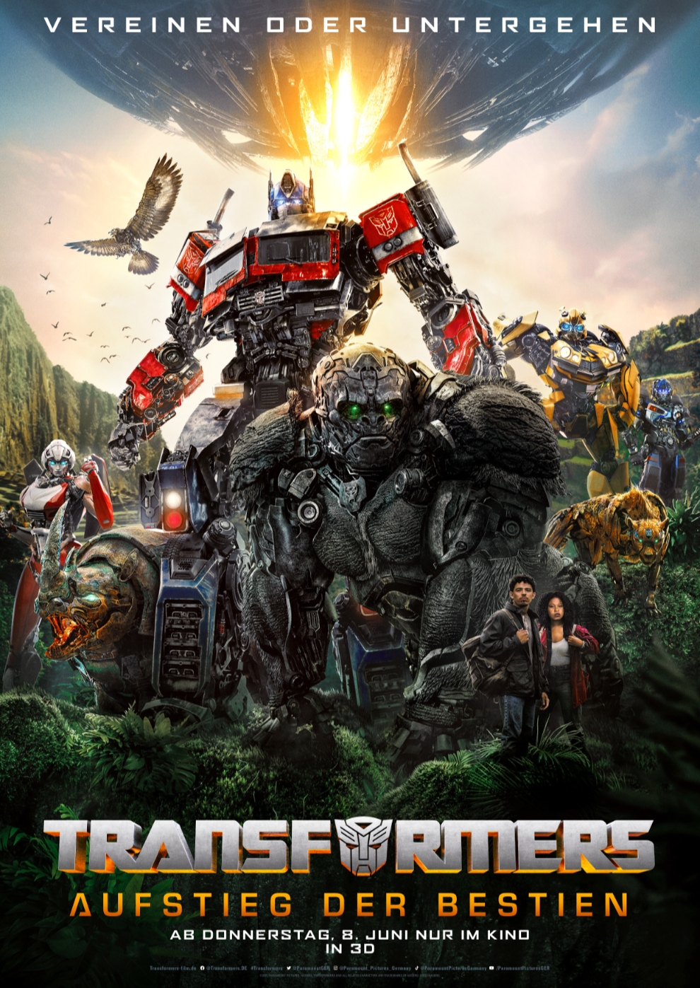 Filmplakat zu Transformers: Aufstieg der Bestien