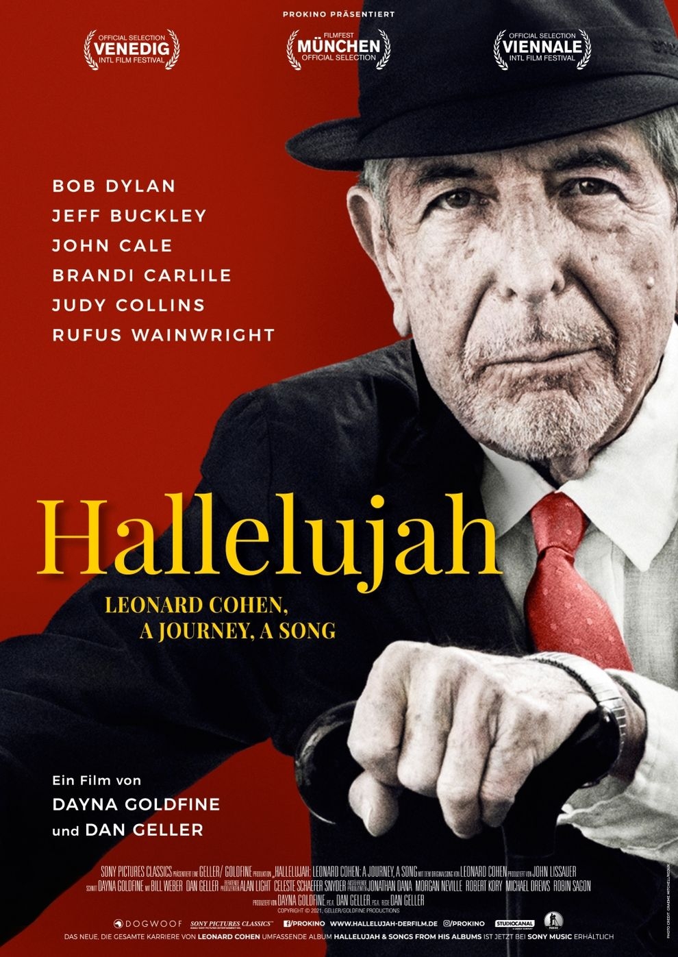 Filmplakat zu Hallelujah: Leonard Cohen, a Journey, a Song