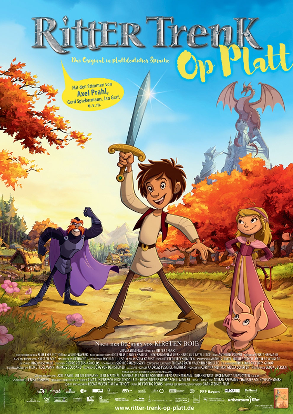 Filmplakat zu Ritter Trenk op Platt