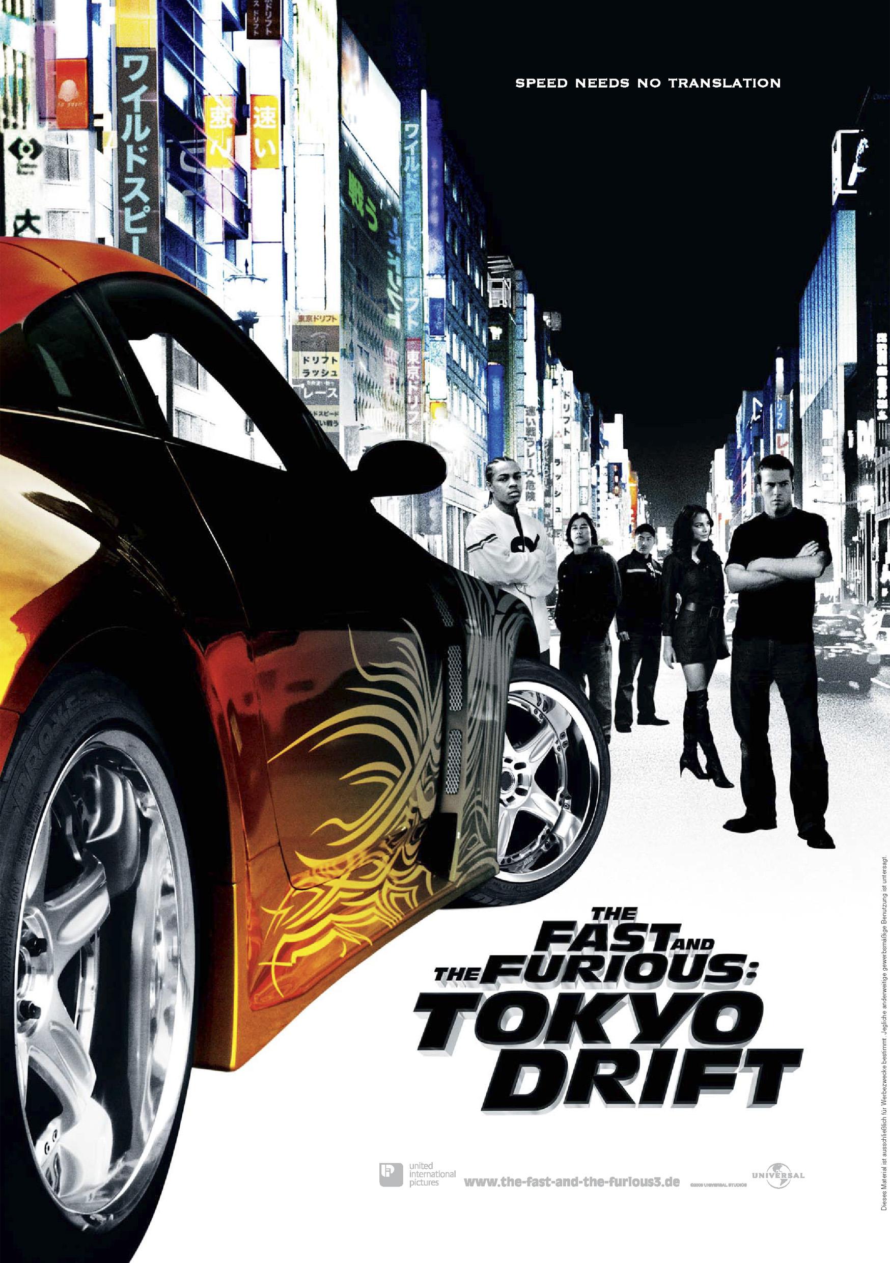 Filmplakat zu The Fast and the Furious: Tokyo Drift