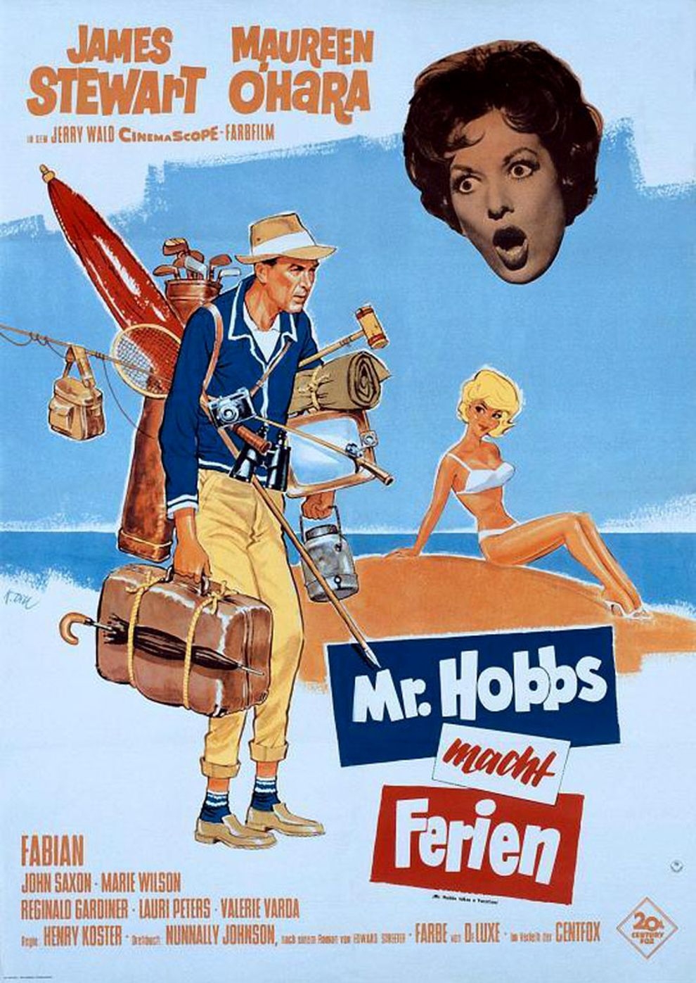 Filmplakat zu Mr. Hobbs macht Ferien