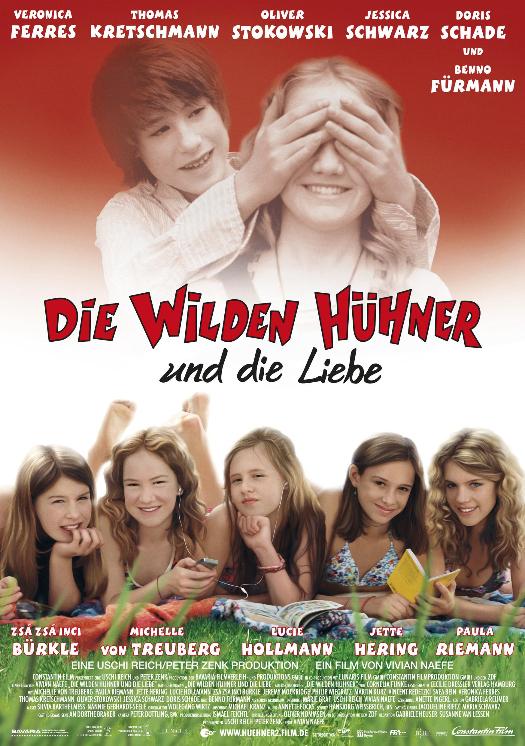 Filmplakat zu Die Wilden Hühner und die Liebe