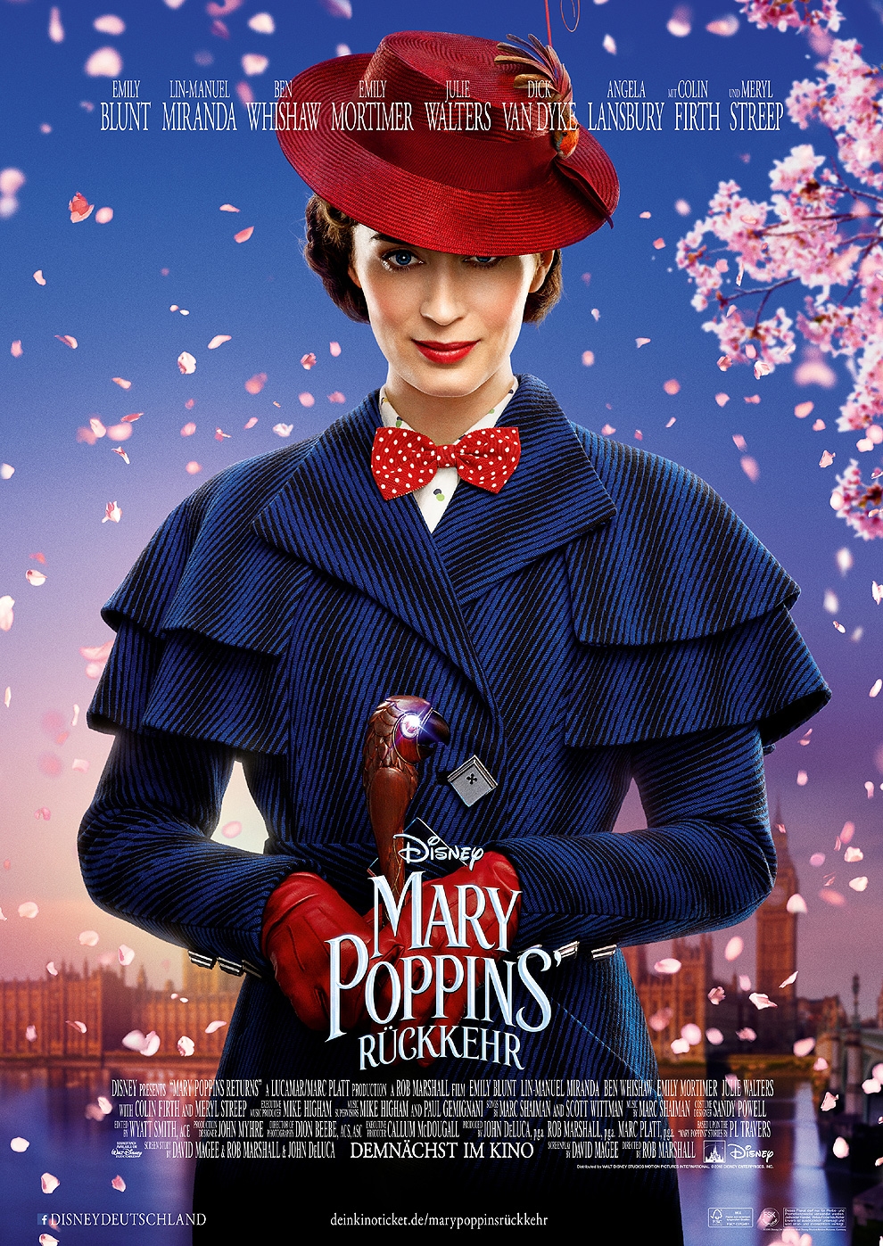 Filmplakat zu Mary Poppins' Rückkehr