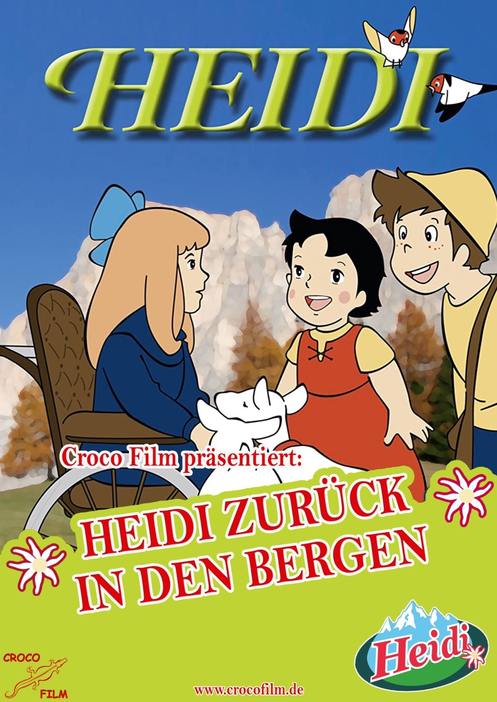 Filmplakat zu Heidi in den Bergen (Animation 1975)