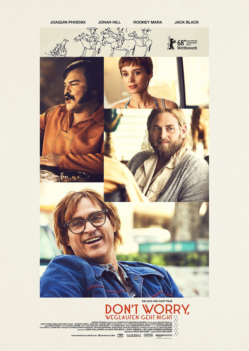 Filmplakat zu Don't Worry, weglaufen geht nicht