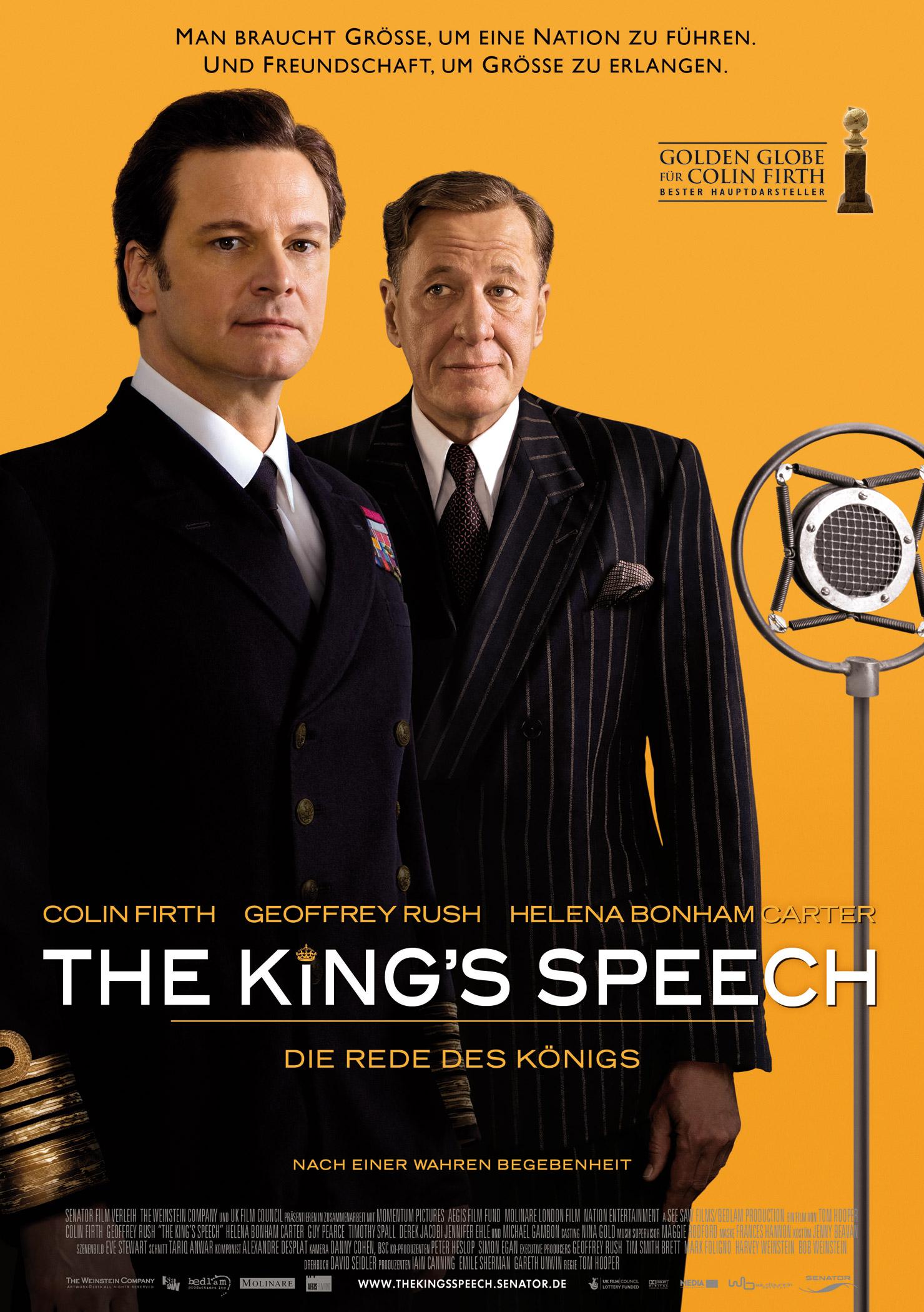 Filmplakat zu The King's Speech - Die Rede des Königs