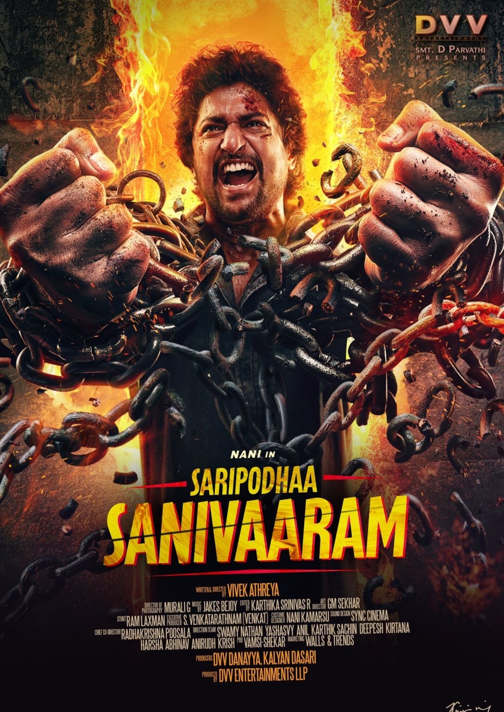 Filmplakat zu Saripodhaa Sanivaaram