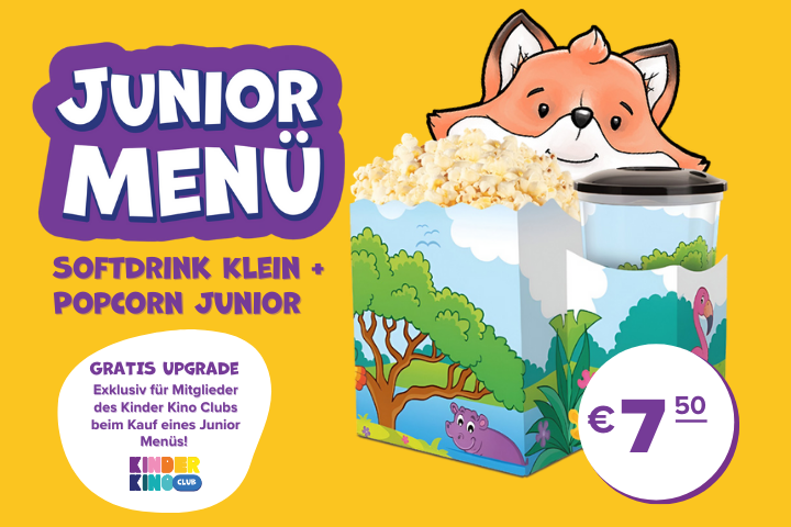 Kino Fuchs und Junior Menü