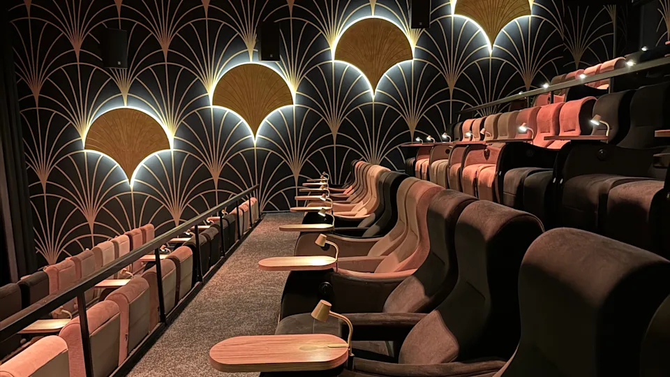 Seitliche Ansicht des Saals 4